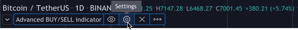 TradingView - Advanced Buy/Sell Indicator Settings